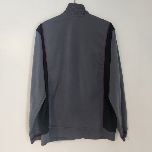 Greendog Boys Track‎ Jacket Full Zip Gray & Black Youth Boys Size XL 20 EUC - Picture 2 of 10